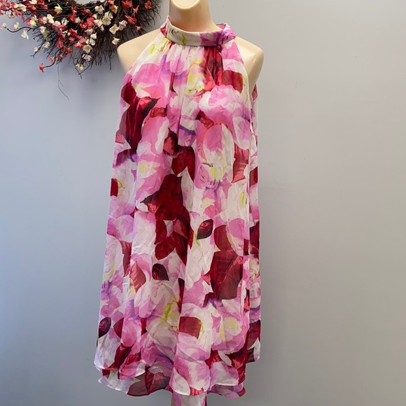 Eliza J New York floral dress size 14 **flawed - Picture 1 of 13